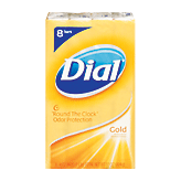 Dial  antibacterial deodorant soap, gold, 4 oz bars Full-Size Picture